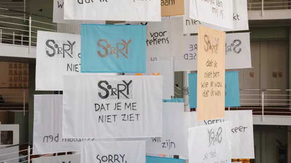 'Sorry dat je me niet ziet' op heel veel blaadjes
