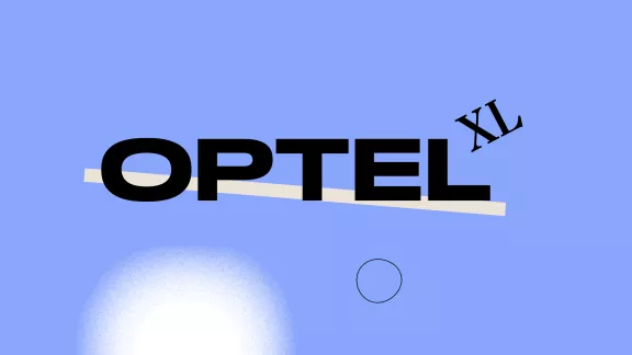OPTEL XL - blauwe achtergrond